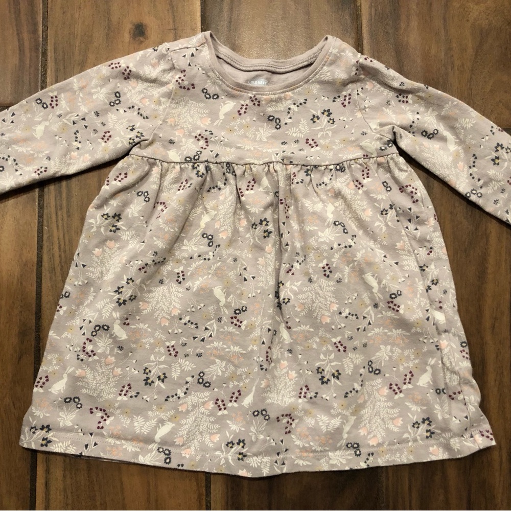 Floral Long Sleeve Baby Dress